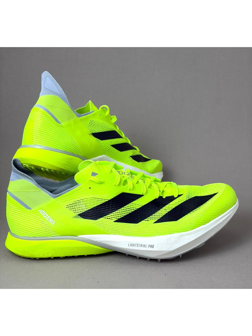 adidas Adizero Ambition Track Spikes Men 10 Yellow Running Shoes IG1989 Racing